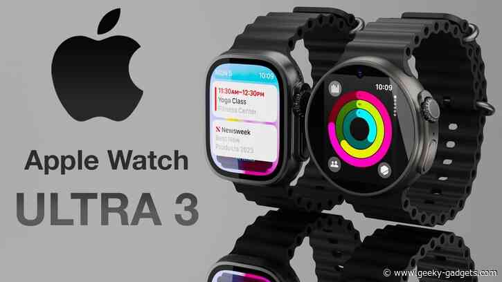 Apple Watch Ultra 3 Specs & Details Leaked