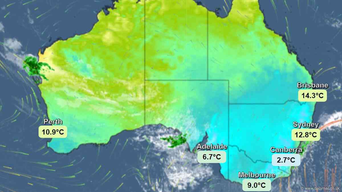 Sydney, Melbourne, Canberra weather: Aussies set to shiver through freezing cold week