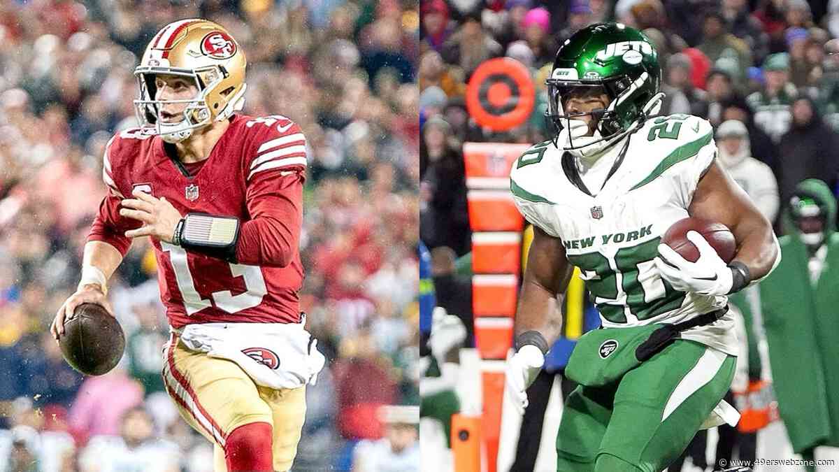 Jets' Breece Hall seeks bragging rights over 49ers' Brock Purdy