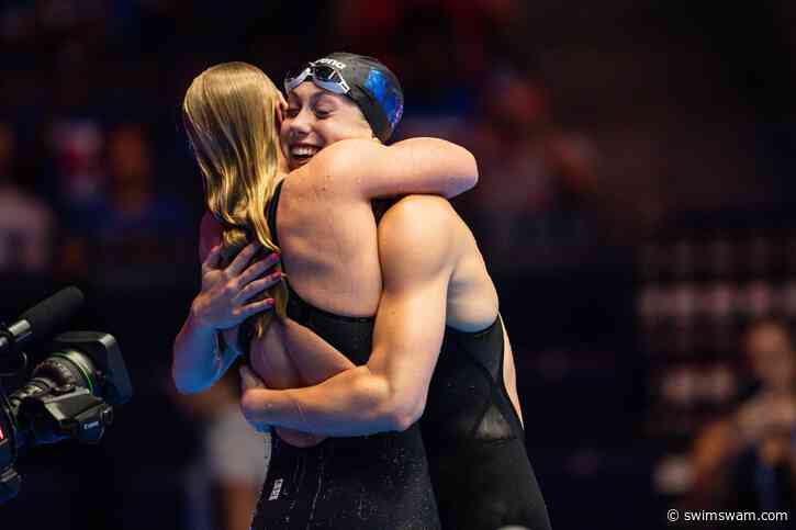 WATCH: Gretchen Walsh Embraces Sister Alex, Coach Todd DeSorbo After Making First Olympic Team