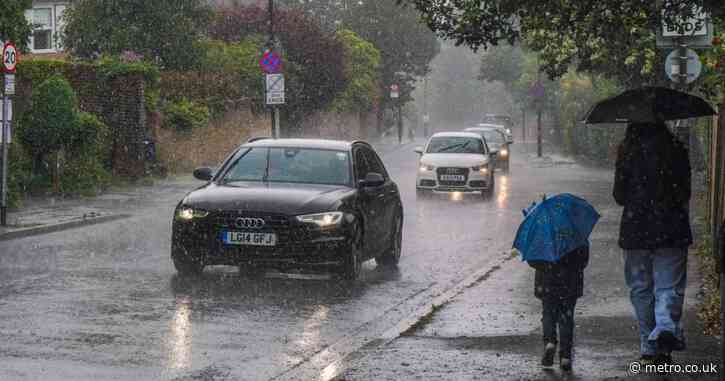Parts of England may be submerged as heavy rain sparks flood alerts
