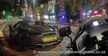 McLaren supercar worth over £100,000 seized in Manchester city centre for 'anti-social' driving