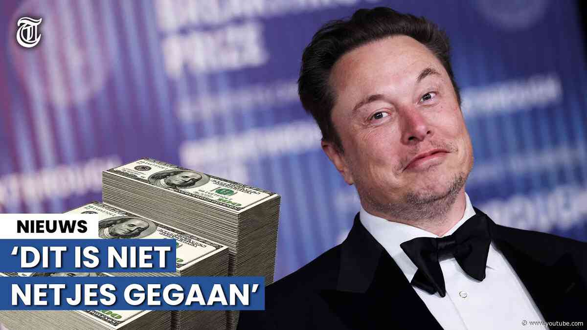 Steenrijke Elon Musk krijgt er ‘een beetje’ bij: 46 miljard