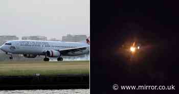 Virgin plane fire: Horror as Boeing 737 engine bursts into flames with 'terrible sound'