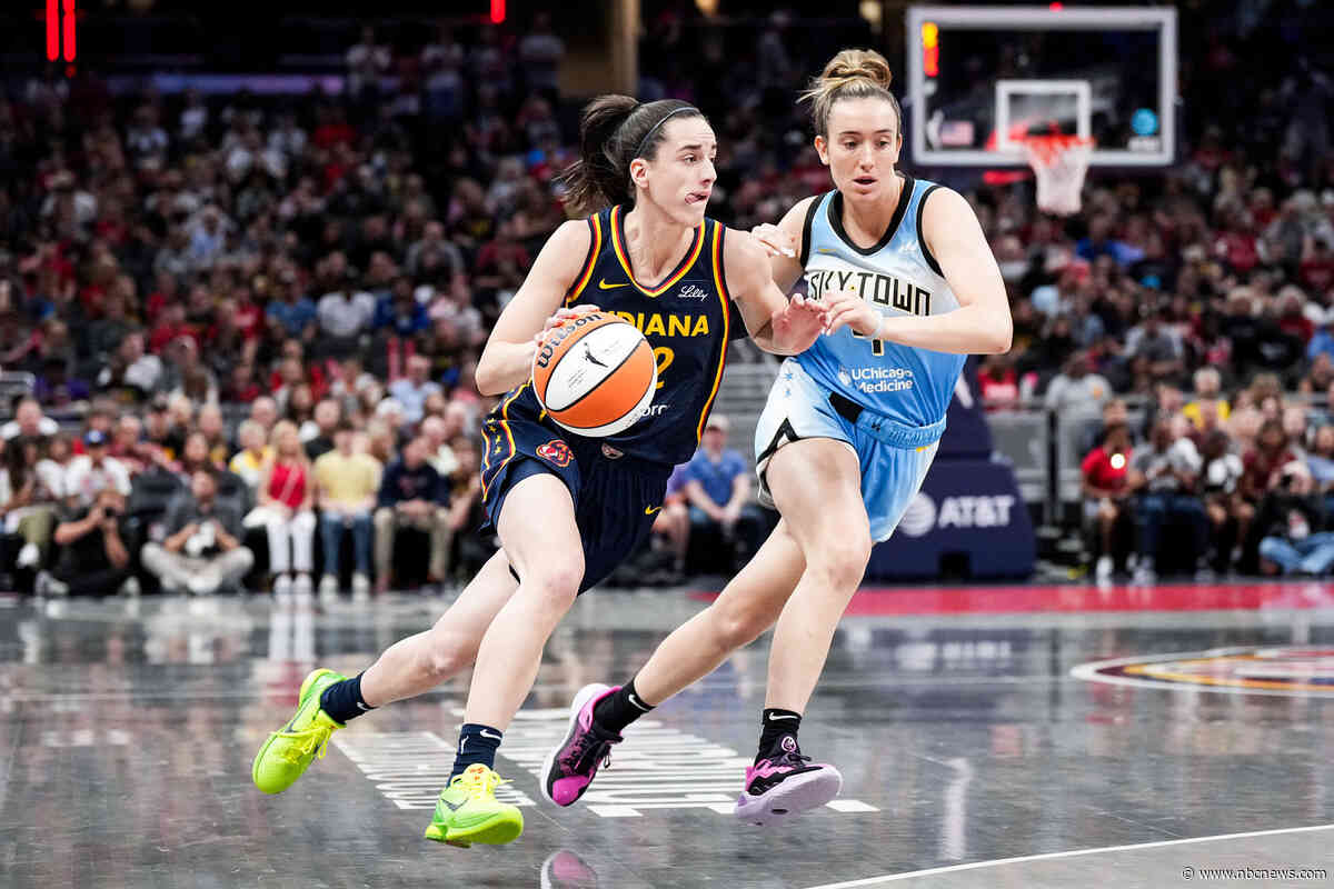Caitlin Clark overcomes another physical game by scoring 22 points to lead Fever past Sky 91-83