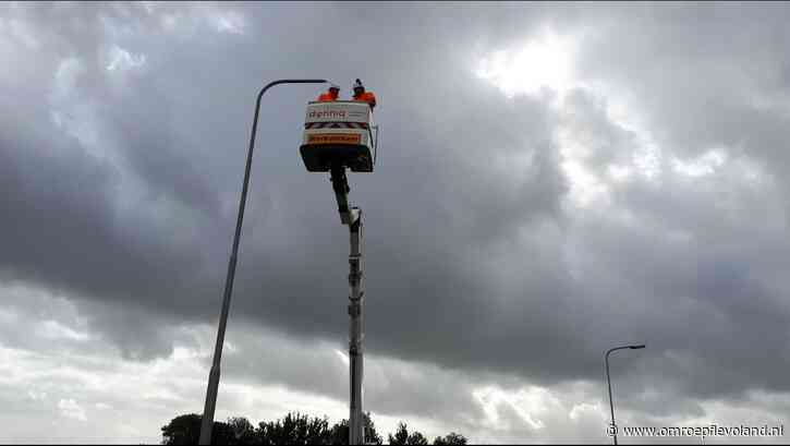 Flevoland - Verkeershinder verwacht door vervanging verlichting langs N305 en N307