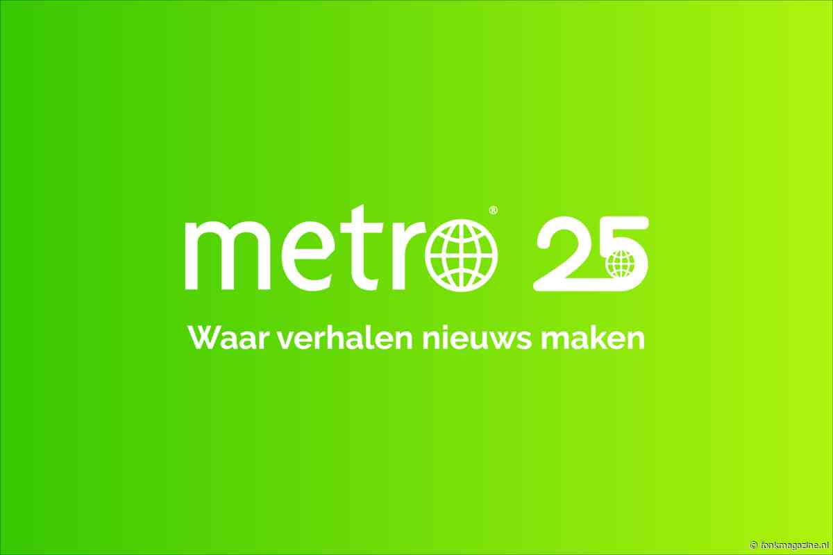 Metro viert jubiluem met nieuwe tagline