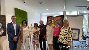 „Kunst trifft Bank“: Künstler des Kunstkreises Eschenlohe stellen in Pfaffenhausen aus