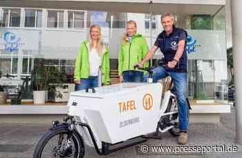 mein-dienstrad.de unterstützt die Oldenburger Tafel mit einem Lastenrad