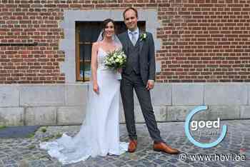 Pas getrouwd: Stephanie en Kristof in Bilzen