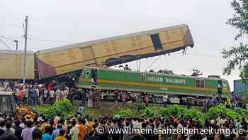 Mindestens 15 Tote bei Zugunglück in Indien