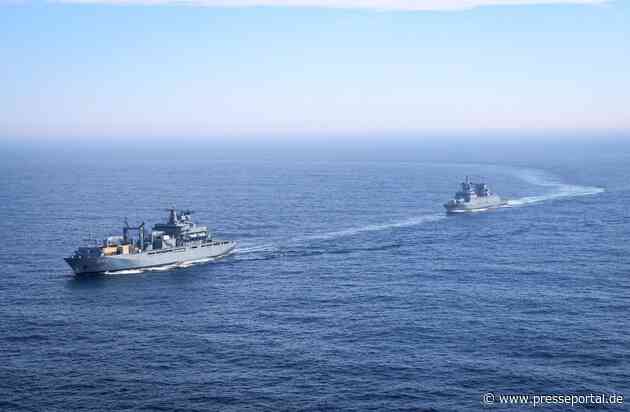 Indo-Pacific Deployment: 2. Ausschreibung für Mitfahrten an Bord der Deutschen Marine