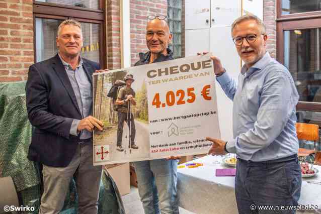 Bert (58) zamelt 4.000 euro in met pelgrimstocht voor goede doel