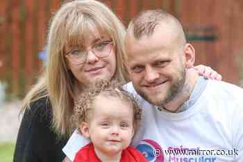 Parents spot baby's rare condition when she stopped kicking her feet