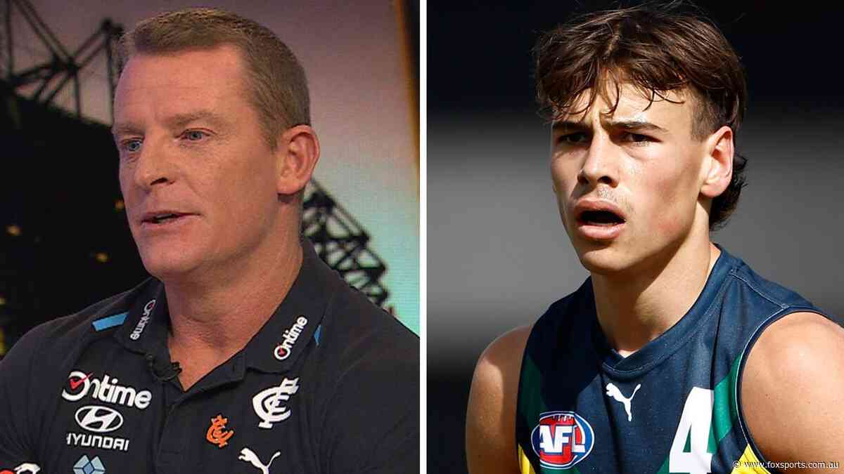 ‘Shouldn’t be able to do that’: Voss fears sudden AFL draft rule change to ruin Blues’ plans