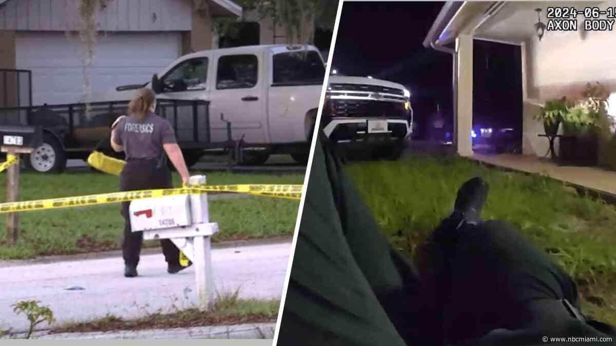 Bodycam video shows shootout after 19-year-old killed parents, shot deputy in Tampa