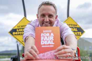 Scottish Lib Dems will make ‘big leap forward’ at election, says Cole-Hamilton