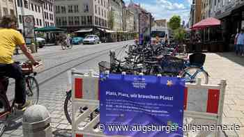 Augsburger Sommernächte: Abgestellte Fahrräder müssen weg