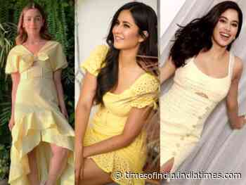Bollywood beauties showcase butter yellow hue