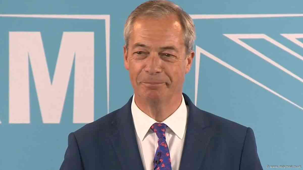 Nigel Farage says 'broken Britain' is in 'cultural decline' as he unveils Reform manifesto - with £140bn splurge on tax cuts and defence, ban on 'non-essential' immigration, £1 in every £20 off public spending, and BBC licence fee scrapp