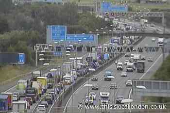M25 Dartford lane closure after crash: Recap