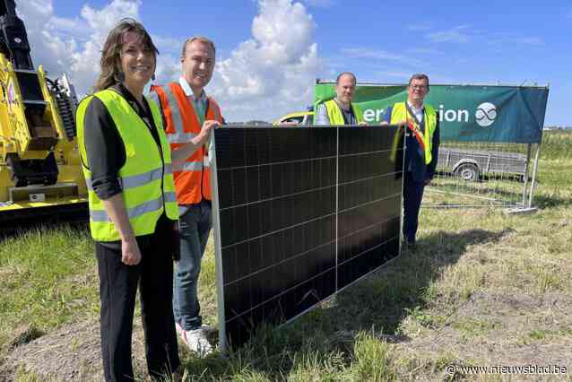Luchthaven van Oostende krijgt op een na grootste zonnepanelenpark van ons land: “Goed voor elektriciteit voor de luchthaven en 10.000 gezinnen”