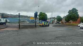 Police close section of Barbara Castle Way in Blackburn