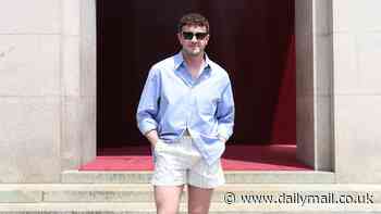 Paul Mescal shows off his thighs in a pair of on-trend short-shorts as he leads the front row glamour at Gucci menswear presentation during Milan Fashion Week