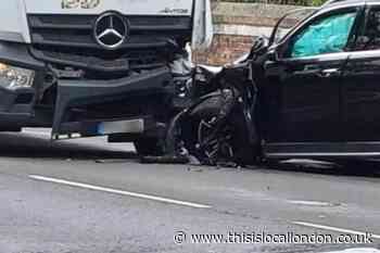Raphael Park, Romford, crash: two women rushed to hospital