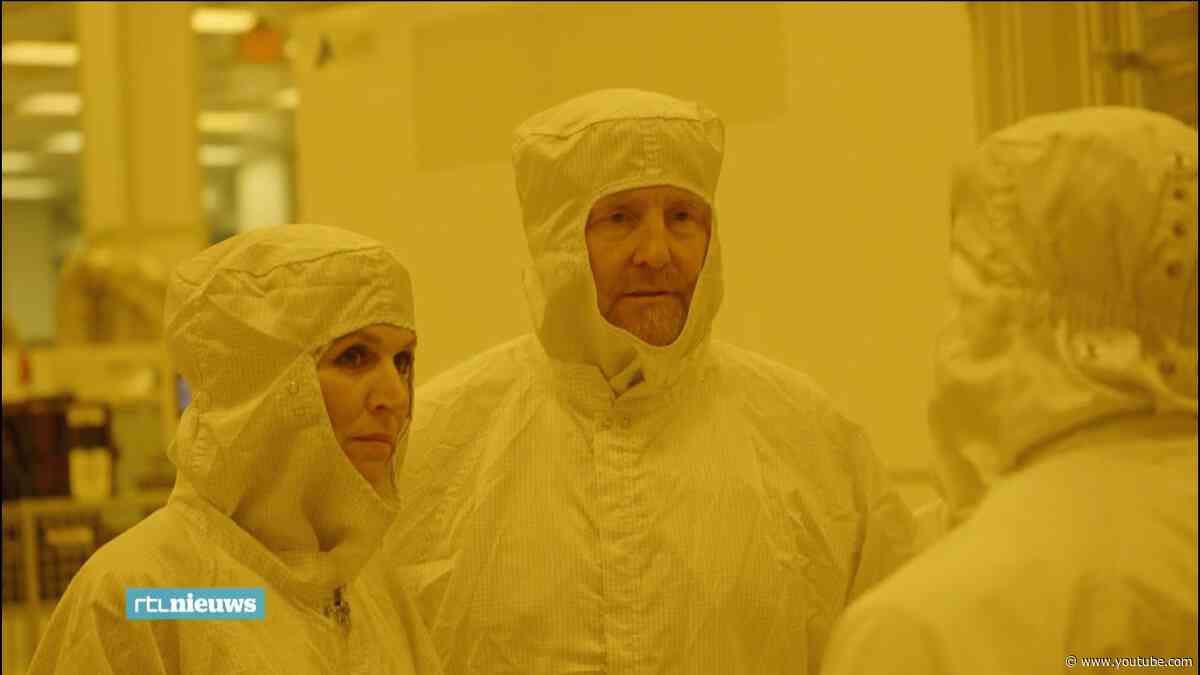 Hoogwaardig bezoek voor hoogwaardige technologie: Koningspaar op bezoek in chip-fabriek