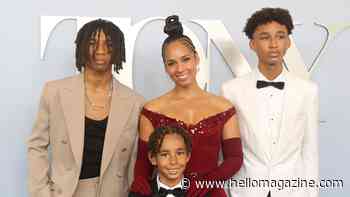 Alicia Keys' handsome sons tower over her for rare family outing on momentous night — photos