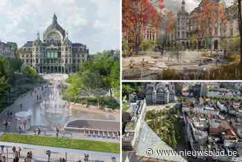 Vier ontwerpen zorgen voor metamorfose Astridplein: waterzone, promenade, stadsbos of giga-luifel?
