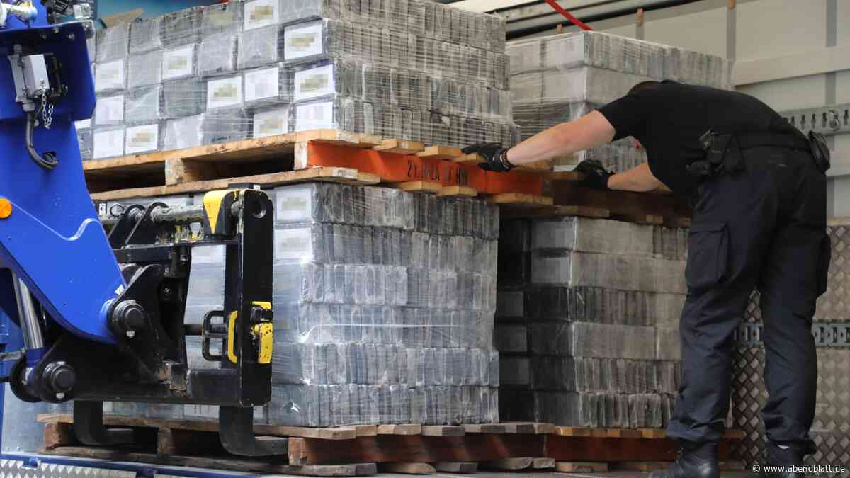 Rekordmenge von 25 Tonnen Kokain im Hafen sichergestellt