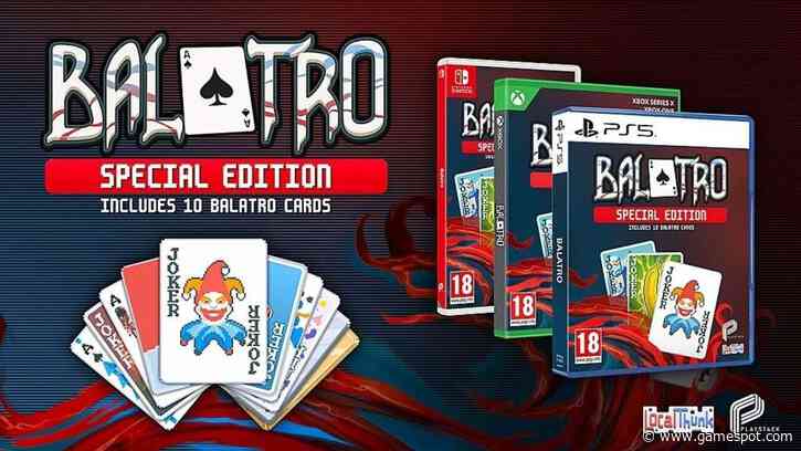 Balatro Special Edition Up For Preorder, Comes With 10 Cards From The Game