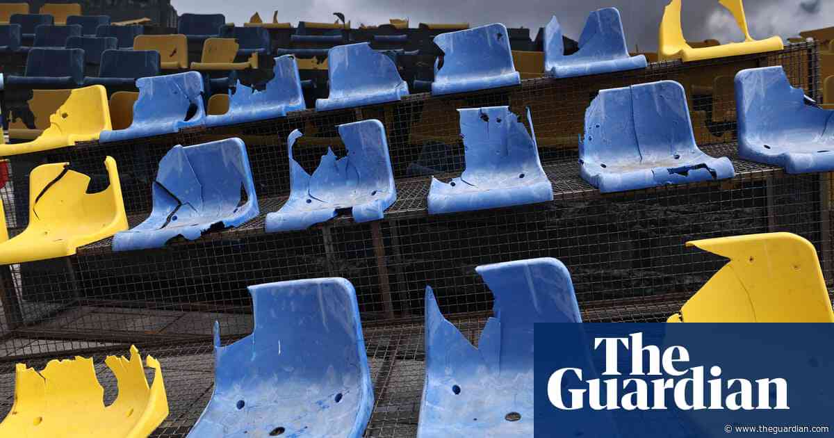 Ukraine display destroyed stand in Germany to remind Euro 2024 of war – video
