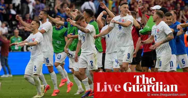 Belgium 0-1 Slovakia: Euro 2024 – live reaction