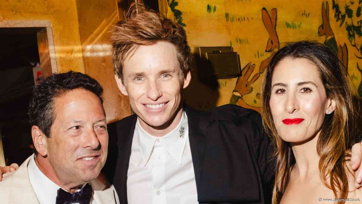 Eddie Redmayne parties at The Carlyle in New York City after losing out on the Best Actor gong for his role in the Broadway revival of Cabaret