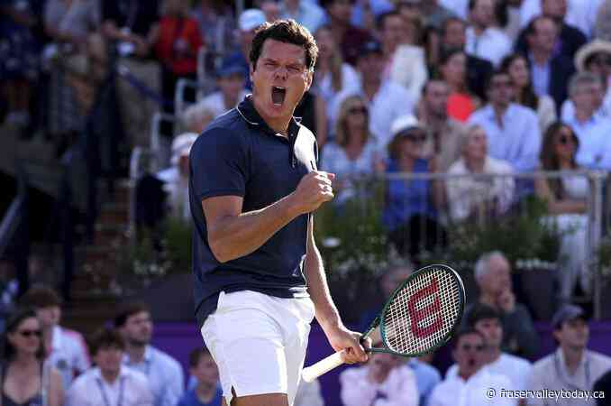 Canada’s Milos Raonic sets record with 47 aces in three-set match