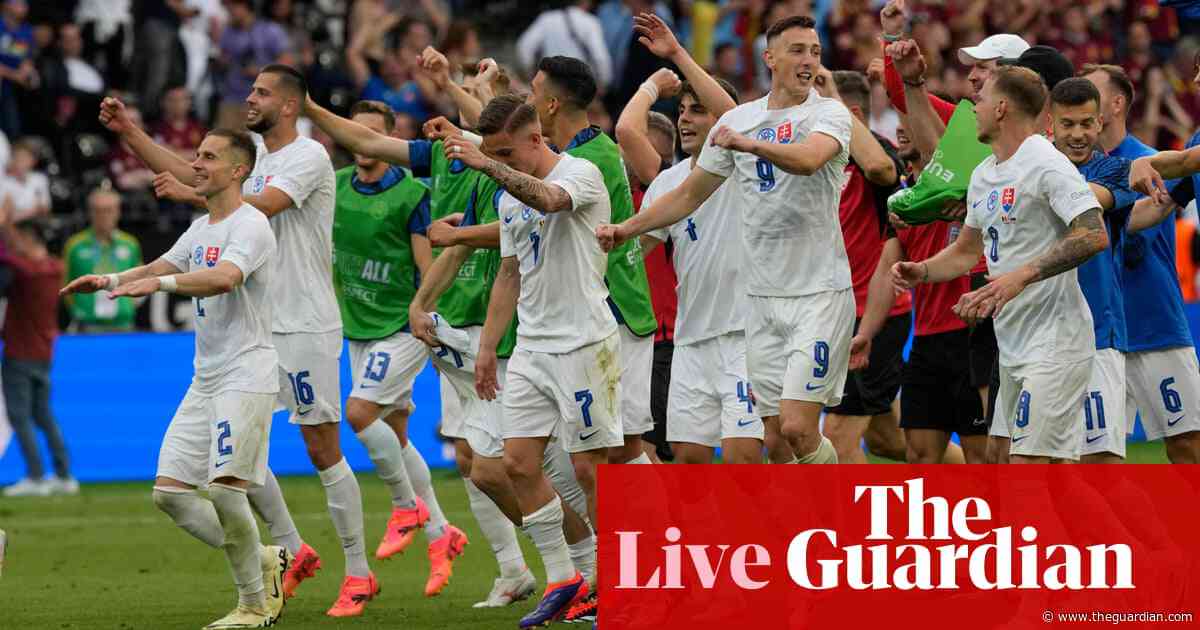 Belgium 0-1 Slovakia: Euro 2024 – as it happened