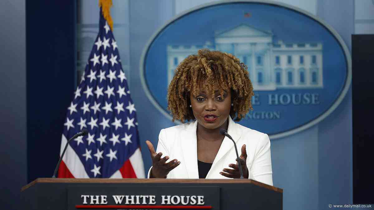 Karine Jean Pierre UNLEASHES at reporter for asking about Biden's freezing episodes: US politics live updates