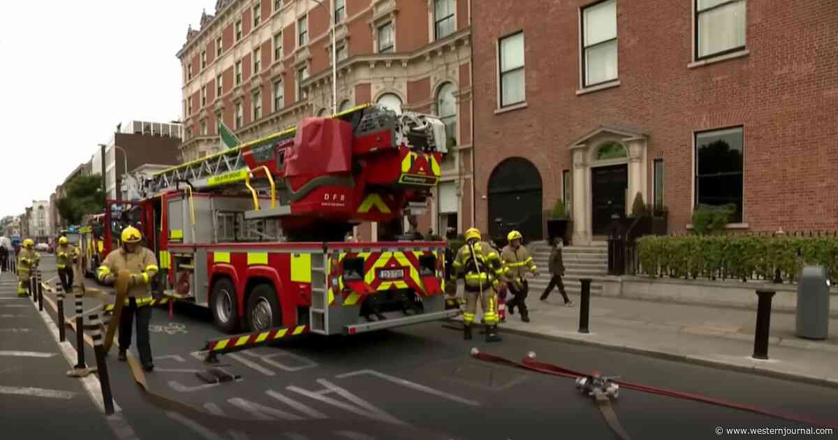 Watch: Hollywood Legend Evacuated After Fire at Historic Irish Hotel