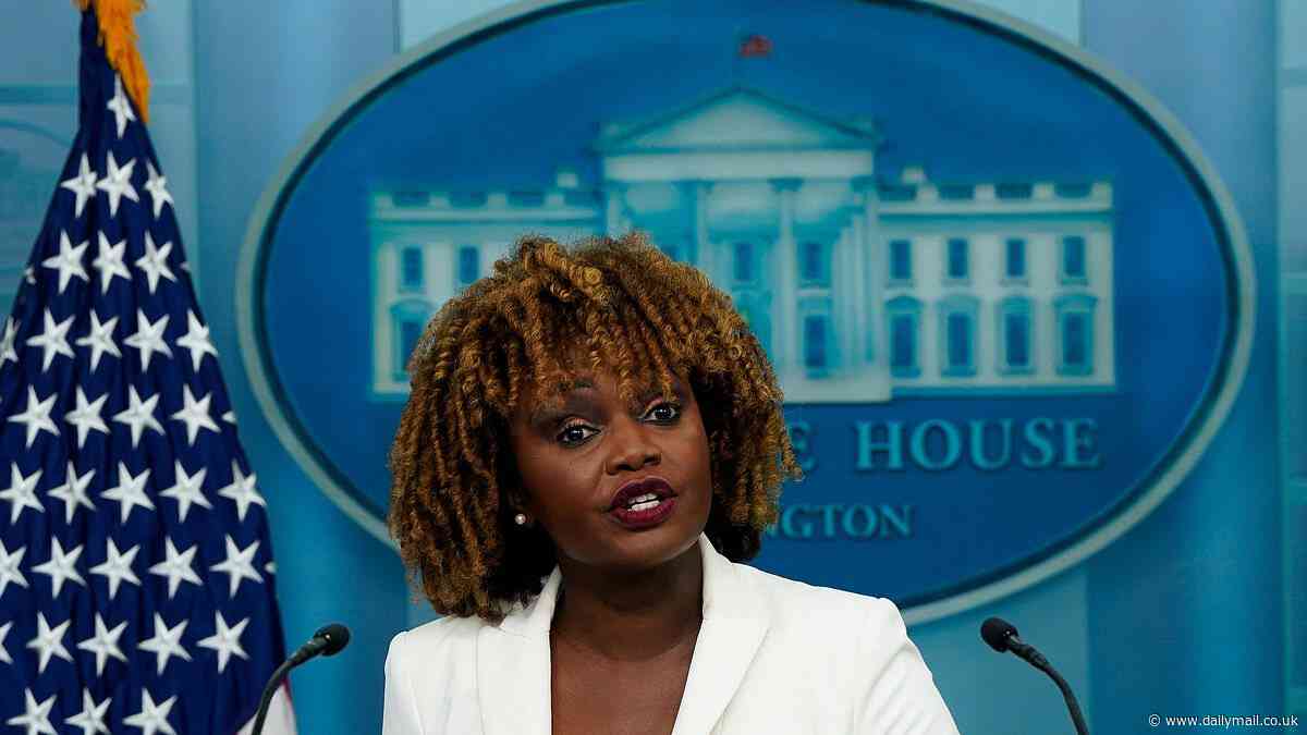 Karine Jean-Pierre blasts 'cheap fake' videos of Biden being physically led by Obama and Meloni and refutes 'freeze' at Juneteenth event: 'I did not know not dancing was a mental...was a health issue'
