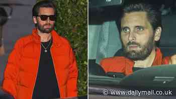Scott Disick's car breaks down after Father's Day dinner at Nobu in Malibu with his three kids as he jumps in an Uber to get home