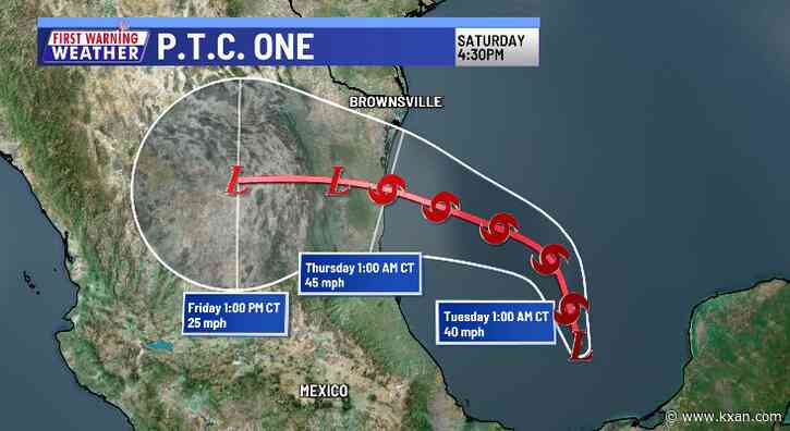 Developing tropical storm expected to bring heavy rain