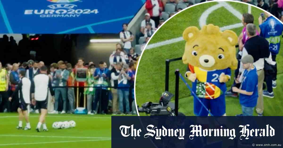 YouTuber invades Euros dressed as mascot