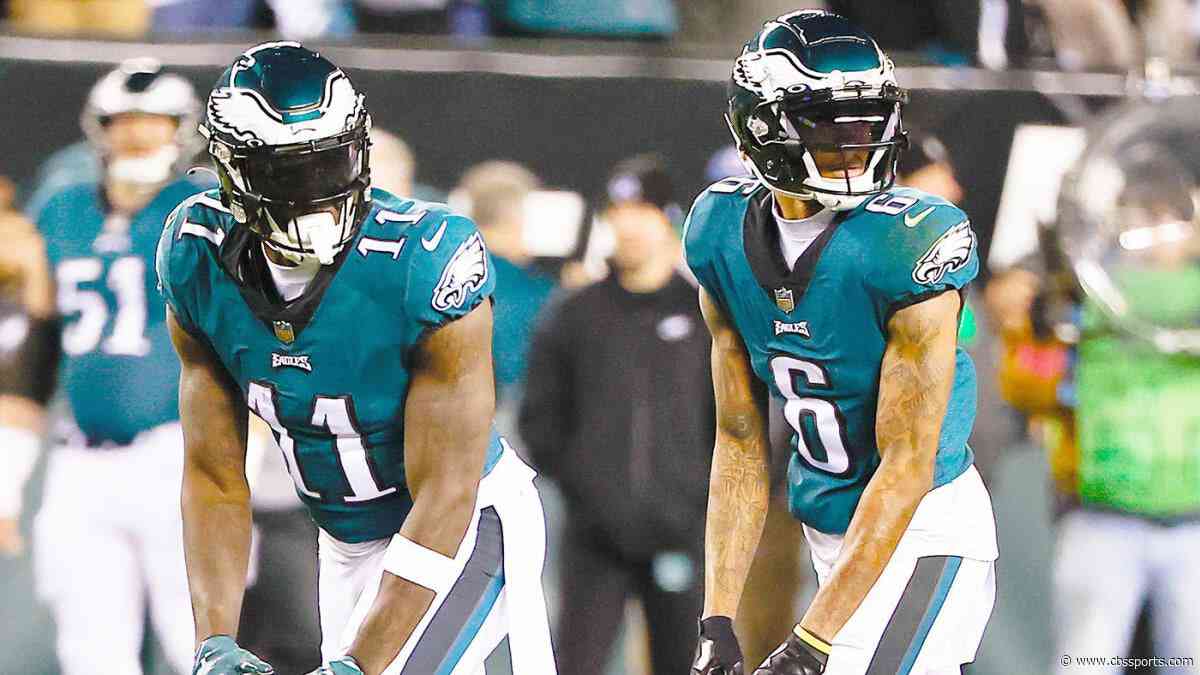 Eagles' A.J. Brown, DeVonta Smith like freedom of Kellen Moore's new offense for wide receivers