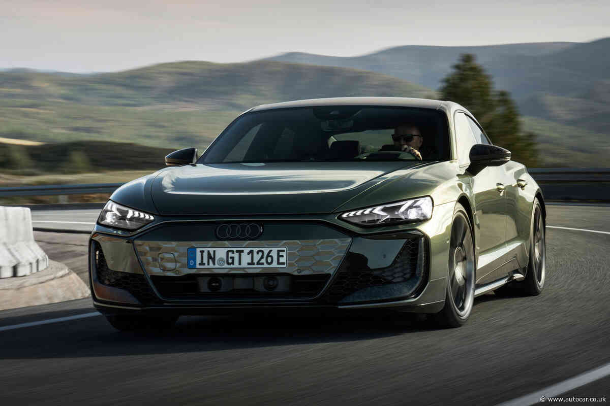 New Audi E-Tron GT RS is firm's most powerful car with 912bhp