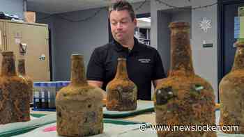 Archeologen vinden 35 flessen met kersen onder huis George Washington