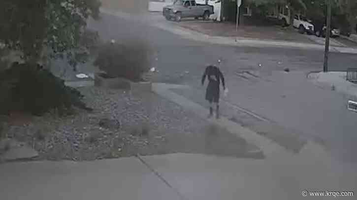 Albuquerque neighborhood concerned over unknown man exhibiting bizarre behavior