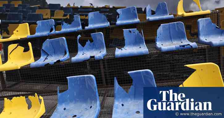 Ukraine display destroyed stand in Germany to remind Euro 2024 of war – video